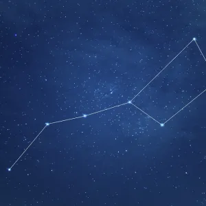 Really North Sky with Big Dipper Constellation Print