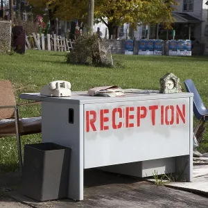 Heidelberg Project Reception Desk Print, Detroit, Michigan