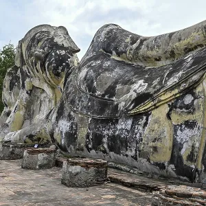 Reclining Buddha in Wat Lokayasutharam