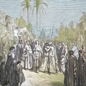 The reconciliation of Jacob and Esau The reconciliation of Jacob and Esau