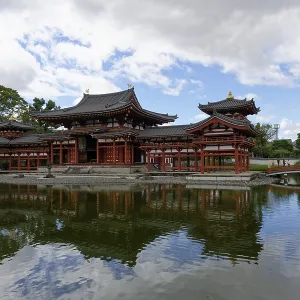 Reflection, bridge, Phoenix Hall