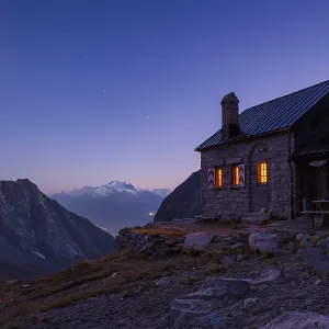 Refuge Baltschiederklause, Baltschiedertal valley