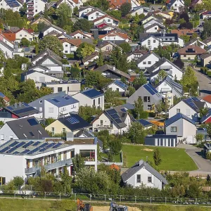 Residential area in the municipality of Motzingen