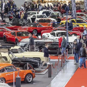 Retro Classics car show opens in Stuttgart