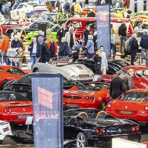 Retro Classics car show opens in Stuttgart