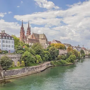 On the Rhine in Basel, Switzerland On the Rhine in Basel, Switzerland