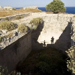 Rhodes Island, Feraklos is a mountain and a medieval castle or ruin north of Charaki on the east coast of Rhodes Rhodes Island, Feraklos is a mountain and a medieval castle or ruin north of Charaki on the east coast of Rhodes