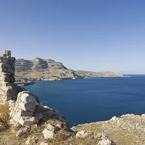 Rhodes Island, Feraklos is a mountain and a medieval castle or ruin north of Charaki on the east coast of Rhodes Rhodes Island, Feraklos is a mountain and a medieval castle or ruin north of Charaki on the east coast of Rhodes