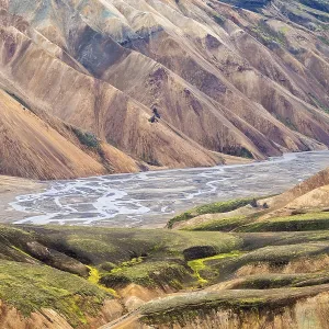Rhyolite mountains in Landmannalaugar
