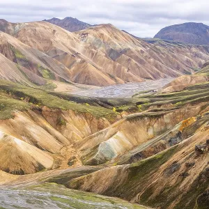 Rhyolite mountains in Landmannalaugar