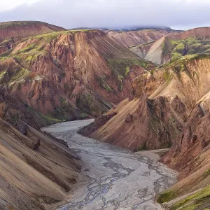 Rhyolite mountains in Landmannalaugar