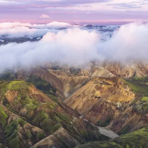 Rhyolite mountains in Landmannalaugar