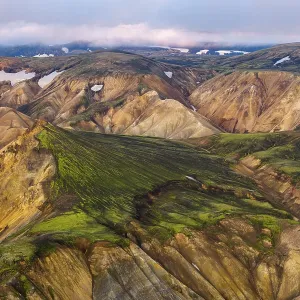 Rhyolite mountains in Landmannalaugar