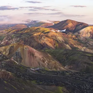 Rhyolite mountains in Landmannalaugar