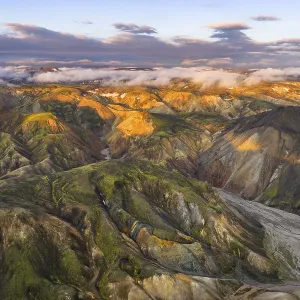 Rhyolite mountains in Landmannalaugar