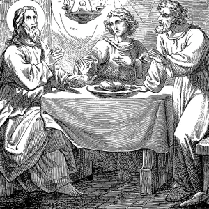 The Risen One is recognized when breaking bread The Risen One is recognized when breaking bread