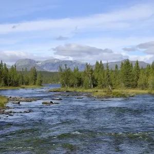 River landscape, River Roevran River landscape, River Roevran