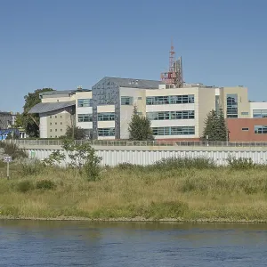 River Oder, Collegium Polonicum Print: Slubice City View