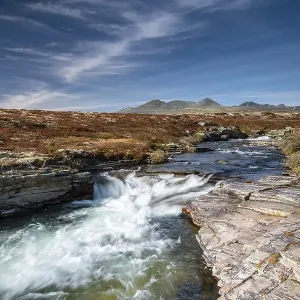 River Store Ula in autumn Rondane National Park