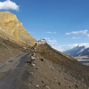Road to Ki Monastery. Spiti Valley