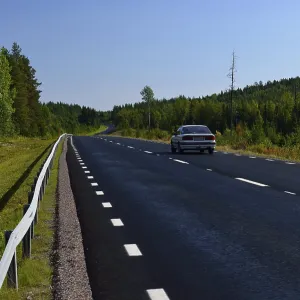 Road near Alvsbyn, Norbotten, Sweden2