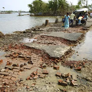 Roadway, ayla cyclone, Sunderban