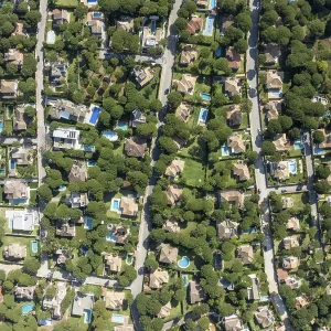 The Roche housing estate. Aerial view The Roche housing estate. Aerial view