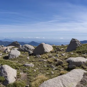 Rocky Alpine Landscape Print, Corsica France