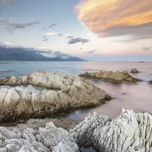 Rocky coast on the Kaikoura Peninsula Rocky coast on the Kaikoura Peninsula