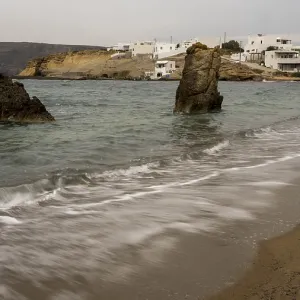 Rocky peaks rise out of the sea Rocky peaks rise out of the sea