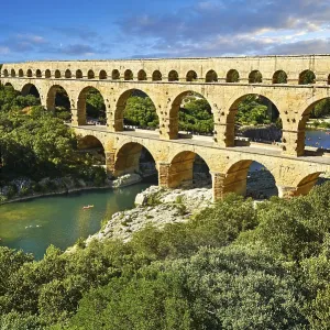 Pont du Gard Roman Aqueduct Print, UNESCO World Heritage Site