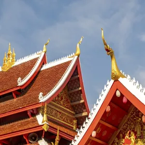 Roof of Wat May Suwannaphumaham Monastery Roof of Wat May Suwannaphumaham Monastery