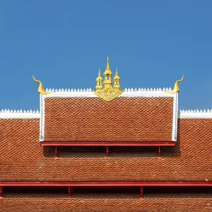 Roof of Wat May Suwannaphumaham Monastery