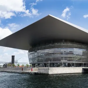 Royal Opera Copenhagen on the island of Holmen