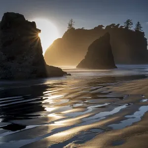 Ruby Beach, Olympic Nationalpark, Washington, USA