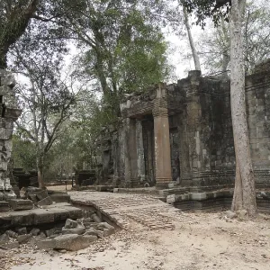 Ruins at Ta Prohm Temple, Siem Reap Province Ruins at Ta Prohm Temple, Siem Reap Province