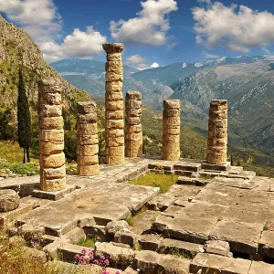 The ruins of the Temple of Apollo