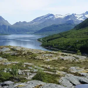 On the RV 17 coast road, Northern Norway On the RV 17 coast road, Northern Norway