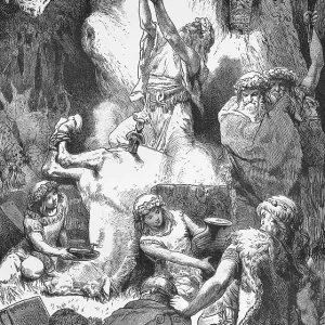 Sacrifice of the Prussians in sacred groves