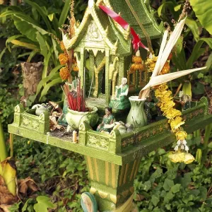 Sacrificial altar for devout islanders on the island of Phuket