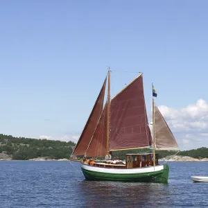 Sailor off Tjorn, Sweden, west coast
