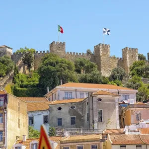 Saint George Castle Print - Lisbon, Portugal