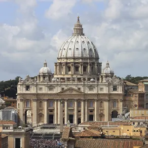 Saint Peter Basilica Print, Vatican Italy