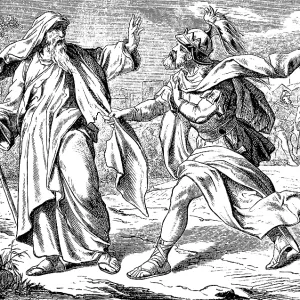 Samuel proclaims his rejection to Saul