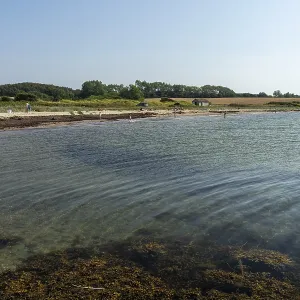 Sandy beach beach near Aasoe, Langeland Island Sandy beach beach near Aasoe, Langeland Island