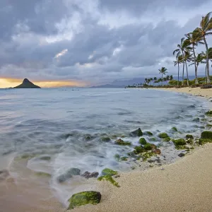 Sandy beach at Kualoa Regional Park