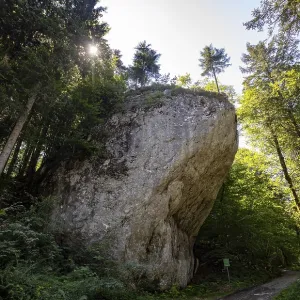 Satzstein natural monument near Hintersee