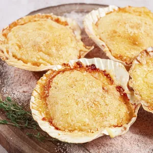 Scallop, Baked in Shells Print Scallop, Baked in Shells Print