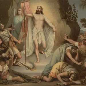 Scene from the biblical story, The Resurrection of Jesus Christ