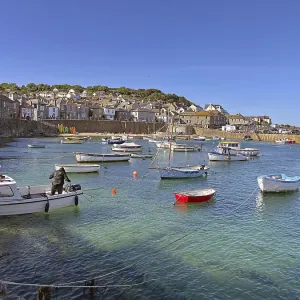 Mousehole Harbour Print, Cornwall, UK